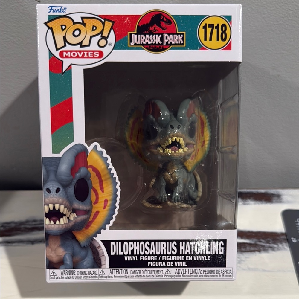 Funko Pop #1718 Jurassic Park Dilophosaurus Hatchling
